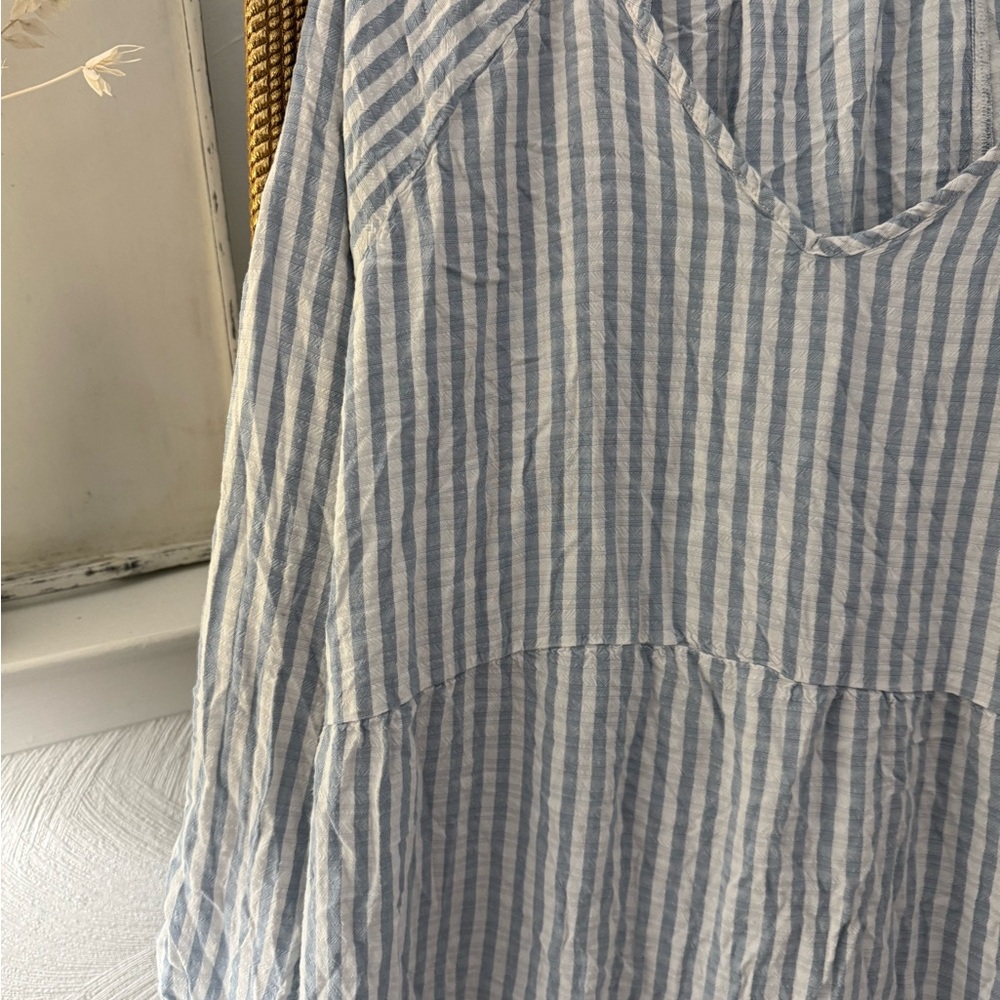 dip Blue & White Striped Tunic Top - Picture 4 of 10